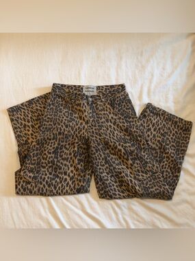 Damson Madder Leopard Cargo Pants